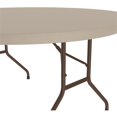 thumbnail image 2 of Correll Plastic Resin Folding Table with Blow Molded Top in Mocha Brown Granite, 2 of 7