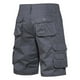 thumbnail image 4 of pstuiky Pantalones cortos de entrenamiento para hombre, Pantalones cortos con cordón y múltiples bolsillos para hombre, de color liso, a la moda Pantalones cortos de golf, 4 of 5