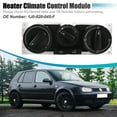 thumbnail image 2 of Unique Bargains Calentador de aire Aire acondicionado Unidad de control de CA Panel 1J0820045F Reemplazo para VW Golf Jetta MK4, 2 of 7