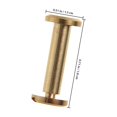 thumbnail image 2 of unbranded 10Ud Tornillos De Para Cuero Con Dorado Resistente Y Fácil Uso En Manualidades, 2 of 8
