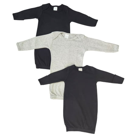 

Unisex Newborn Baby 3 Piece Gown Set