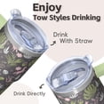 thumbnail image 4 of 20OZ Unicorn Themed Cup with Handle Stainless Steel Travel Tumbler Ideal Gifts for Women Unicorn Fans Suitable for Birthday Christmas and Poolside Relaxation, 4 of 6