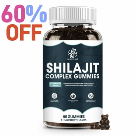 Ashwagandha Gummies for Women Men - Organic Ashwagandha Root Supplements Gummy for Daily Relaxation & Mood Support, Sugar Free, Vegan - 60 Count