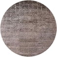 thumbnail image 1 of Ahgly Company Indoor Round Mid-Century Modern Coffee Brown Solid Area Rugs, 7' Round, 1 of 6