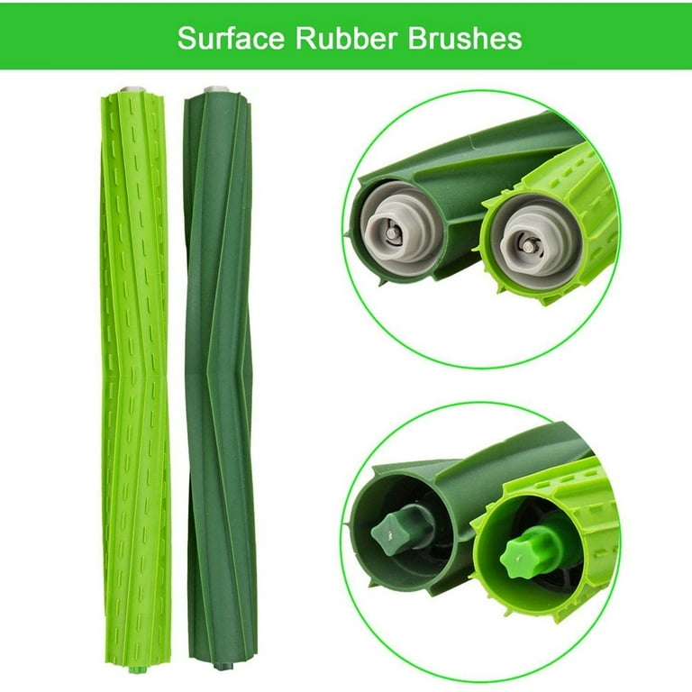 Amazon.com: Rubber Roller Brush Replacement Parts for Roomba