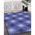 thumbnail image 2 of Ahgly Company Indoor Round Patterned Light Slate Blue Area Rugs, 4' Round, 2 of 6