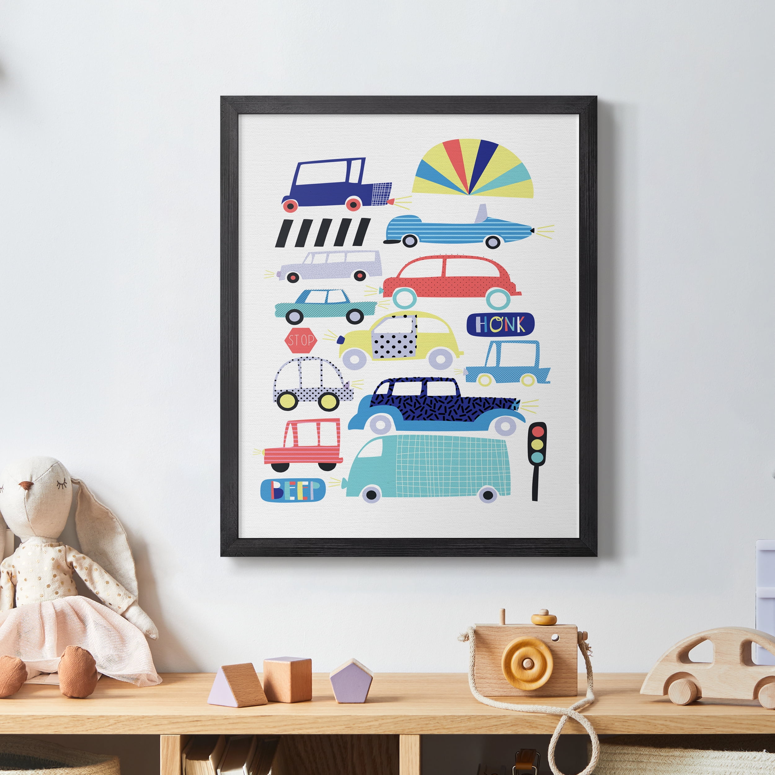 Traffic Jam Premium Gallery Wrapped Canvas - Ready to Hang - 12 x 18