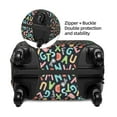 thumbnail image 4 of Fotbe Alphabet Luggage Cover Protector,Suitcase Protector,Scratch and Dirt Resistant,Fits 18-32 Inch Luggage-Large, 4 of 9