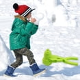 thumbnail image 3 of de arena de nieve portátil para herramientas de fabricación de nieve para actividades al , juegos a de invierno para y Verde Hugo Clip de la fabricante de bolas de nieve, 3 of 10