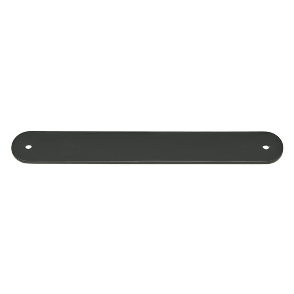 GlideRite 7-1/4 in. Rounded Backplate 6-5/16 in. 160mm Center-Center, Matte Black