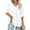 White, variant on Xyxonk Plus Size Tops for Women 4x-5x Summer 3/4 Length Sleeve T-Shirts Dressy Casual V-Neck Tunics 2025 Lightweight Solid Color Outfits Black XXL