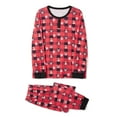 thumbnail image 3 of Hirigin Matching Christmas Pajamas For Family, Baby Romper/Dog Clothes/Plaid Print Tops and Pants Sleepwear Set, 3 of 3