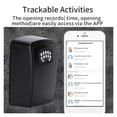 thumbnail image 4 of Key Safe Box Outdoor,Waterproof Smart Key Storage Secret Box with Code Tuya APP Unlocking Wall Mounted Anti Theft Key Safe Box Organizer ,Strong Secure, 4 of 7