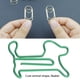 thumbnail image 4 of 100 clips de papel de metal con forma de animal, antideslizantes, delicados clips para tarjetas, álbumes de recortes, 4 of 8