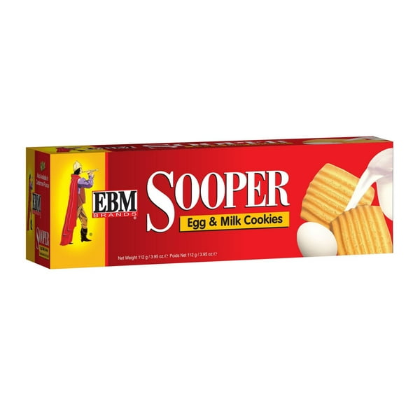 EBM SOOPER BISCUIT, Two simple ingredients; eggs and milk meet in this delicious cookie that melts in your mouth