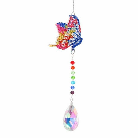

ZTTD LS 5D Diamond Art Painting Ornament Double Sides Pendant Craft Hanging Diamond Home Garden Embroidery Gift A