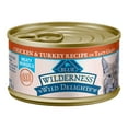 thumbnail image 3 of (24 pack) Blue Buffalo Wilderness Wild Delights Grain Free Wet Cat Food, Chicken & Turkey, 3oz Can, 3 of 19