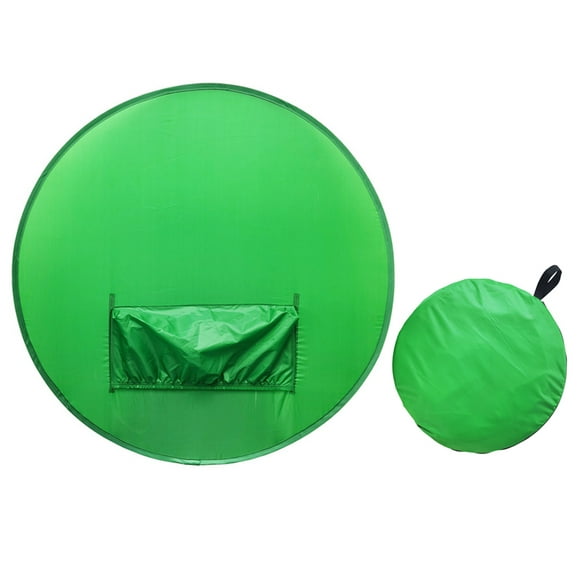 Electronicheart Green Backdrop Studio Live Streaming Chair Mounted Background Photography Green Screen, Single Layer, Green