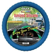 Cameleon Cover 153 NAVY TRUCK IONIZED New Silicone Semi-Truck Navy Steering Wheel Cover With Negative Ion Fits