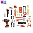 thumbnail image 2 of Juguete Maletín 37 Herramientas Kit de Construcción Taladro, 2 of 8