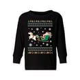 thumbnail image 1 of Awkward Styles Toddler Christmas Sweater Long Sleeve Toddler Christmas Shirt for Boys Girls Santa with Unicorn Sweater, 1 of 4