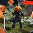 thumbnail image 1 of Uuiauoio Halloween Skeleton Ground Stake 2D Acrylic Outdoor Decoration for Garden Party Festival Spooky Yard Decor, 1 of 8