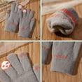 thumbnail image 3 of Women Winter Warm Cozy Soft Thick Fleece Fluffy Fuzzy Touchscreen Gloves Panda, 3 of 6