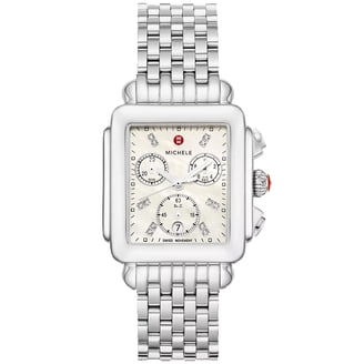 Michele Deco Mid Diamond Mother of Pearl Dial Women display picture 2