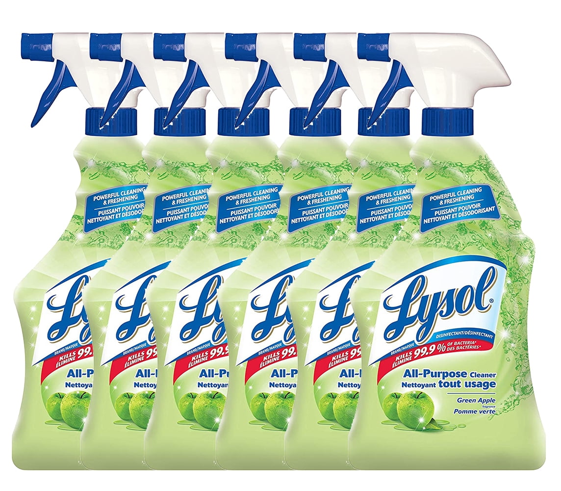 Lysol All Purpose Cleaner, Trigger, Green Apple, 650ml, Powerful
