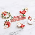 thumbnail image 4 of 6pcs Navidad Dibujos animados broche accesorio de horquilla suéter Pin Pin Party Insignia, 4 of 6