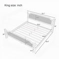thumbnail image 3 of Exquisite Rattan French Provincial Bed: Two Sizes & Colors for Better Sleep, 3 of 10