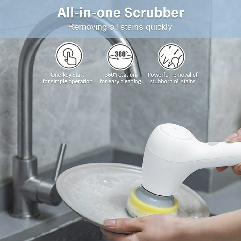 5-in-1 Handheld Electric Cleaning Brush – The Mini Shop