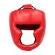 thumbnail image 3 of Casco de boxeo, equipo de entrenamiento, protección para la cabeza, protección para las mejillas, protector de cabeza para Sanda, Muay Thai, lucha Niños rojos, 3 of 8