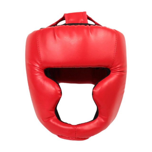 ziyahi Boxing Headgear Cheek for Protection Portable Head Guard for Sanda Muay Thai Mma Children Red Red Children