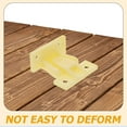 thumbnail image 3 of OUNONA 10Pcs Plastic Furniture Connector ABS Plastic Beige Wardrobe Components Home Improvement Fastening, 3 of 8