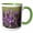 Green/White, variant on 3drose, Flowers Pretty Lavender, 15oz Mug