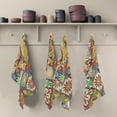 thumbnail image 5 of Kitchen Towels Bohemian Mandala Pattern Cleaning Towel Absorbent Hand Towels Tea Towels for Home Restaurant Dish Clean 28" x 18", 4PCS, 5 of 7