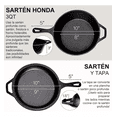 thumbnail image 3 of Sartenes De Hierro Fundido,  2 en 1 Negro, 3 of 5