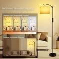 thumbnail image 2 of Lámpara de pie arco regulable con control remoto BoostArea, beige, 2 of 8