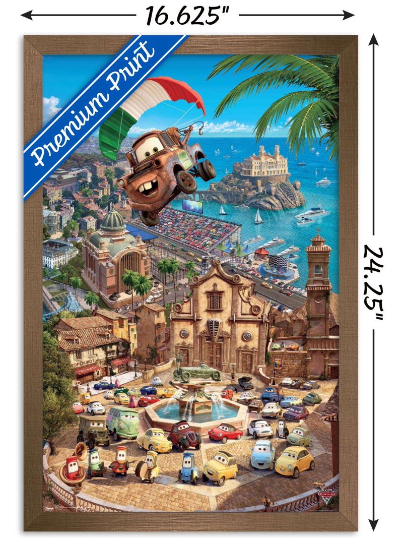 Disney Pixar Cars 2 - Triptych 3 Wall Poster, 14.725