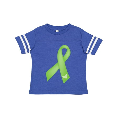 

Inktastic Lime Green Awareness Ribbon Girls Toddler T-Shirt