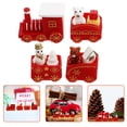 thumbnail image 2 of 10pcs Mini Train Decor Set Table Top Ornament for Festival Party Decor Mini Tree Train Decorations Wood Train Decor for Table Top Ornament, 2 of 9