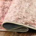 thumbnail image 3 of Area Rugs for Living Room 2'x 3' Machine Washable Vintage Print Large Throw Non Slip Bedroom Rugs, Brick Red, 3 of 6