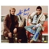 David Soul and Paul Michael Glaser Autographed 8x10 Starsky and Hutch Car Photo