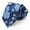 Navy Blue, variant on Fashion Blue Flower Pattern Men's Tie Formal Business 8CM Wide Tie+Gift Box