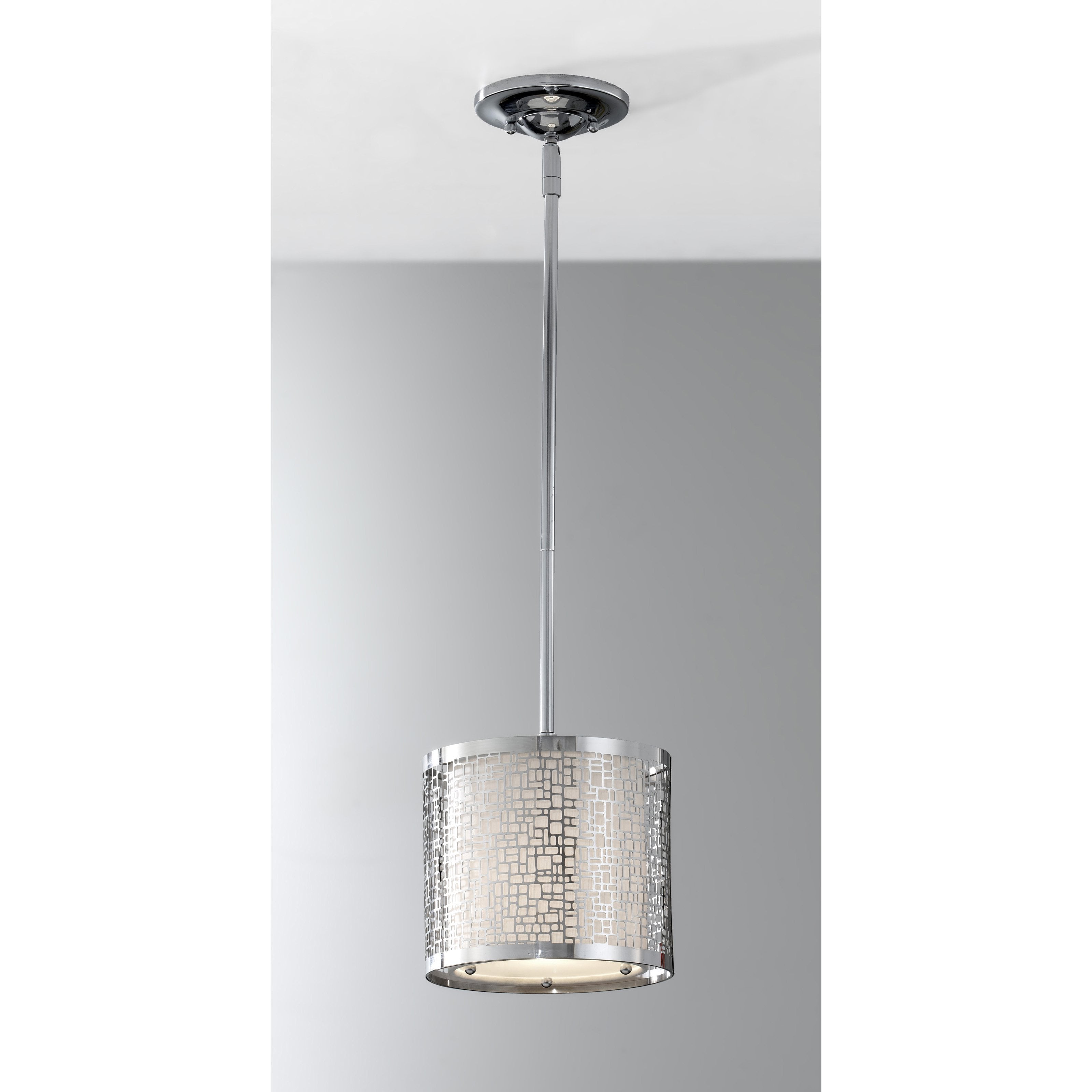 Feiss P1218CH Joplin One Light Mini Pendant Hanging Modern Fixture