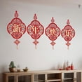 thumbnail image 3 of Decoración colgante de bendición de año Nuevo chino, señal de bienvenida para porche, vacaciones rojas, año Lunar 2024 para Festival de puertas Estilo A, 3 of 7