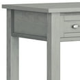 thumbnail image 4 of Simpli Home Warm Shaker SOLID WOOD Transitional 48 inch Wide Writing Office Desk in Fog Grey, 4 of 12
