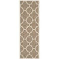 thumbnail image 1 of Safavieh Courtyard Brown Indoor Outdoor Rug - Runner 2'3" x 6'7", 1 of 1