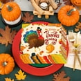 thumbnail image 6 of 10-Count Thanksgiving Paper Plates 10 Inch - Pumpkin & Leaf Disposable Party Supplies for Fall Harvest Dinner, Eco-Friendly Tableware Multicolor, 6 of 6